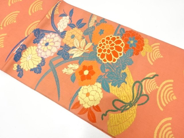 Japanese Kimono / Antique / Fukuro Obi Silk